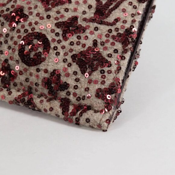 LOUIS VUITTON Monogram Sunshine Express Clutch Bag Bordeaux LV Auth 140504V - Picture 3 of 16